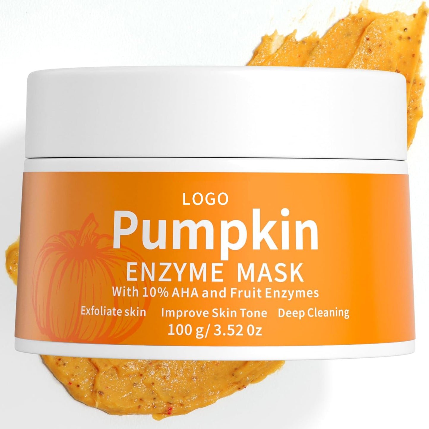 Mặt nạ tẩy tế bào chết enzyme bí ngô thương hiệu chế biến tùy chỉnh