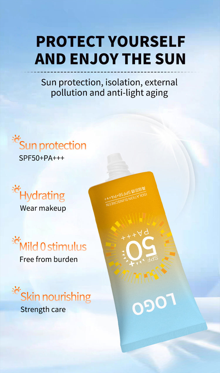 Kem chống nắng cách ly chống tia cực tím 50 lần SPF +++ trang điểm quốc gia giấy chứng nhận đặc biệt kem chống nắng bốn mùa xử lý tùy chỉnh