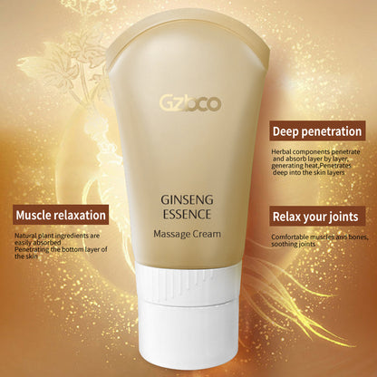 Kem Massage Tinh Chất Nhân Sâm Thư Giãn Sâu Chăm Sóc Cơ Bắp & Khớp OEM/ODM