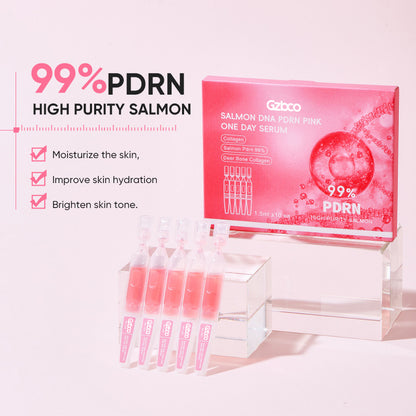 Ống Ampoule DNA Cá Hồi PDRN OEM Liều Đơn Tách Rời Điều Trị Tái Tạo Da