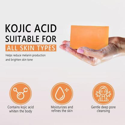 Xà phòng làm sáng da OEM với Axit Kojic, điều chỉnh đốm tối và cải thiện tông màu da
