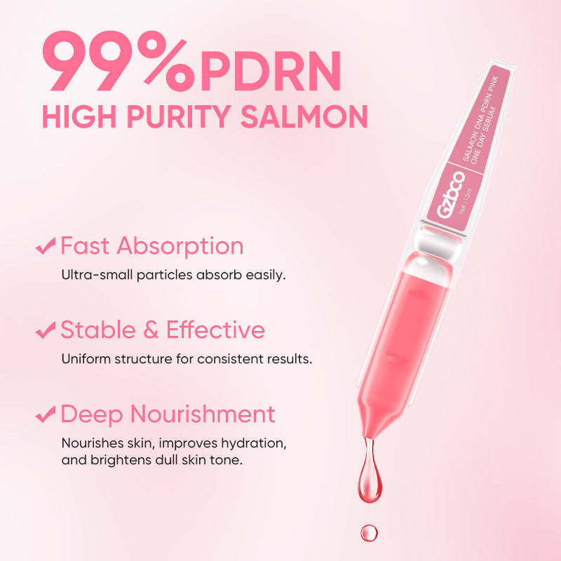 Ống Ampoule DNA Cá Hồi PDRN OEM Liều Đơn Tách Rời Điều Trị Tái Tạo Da